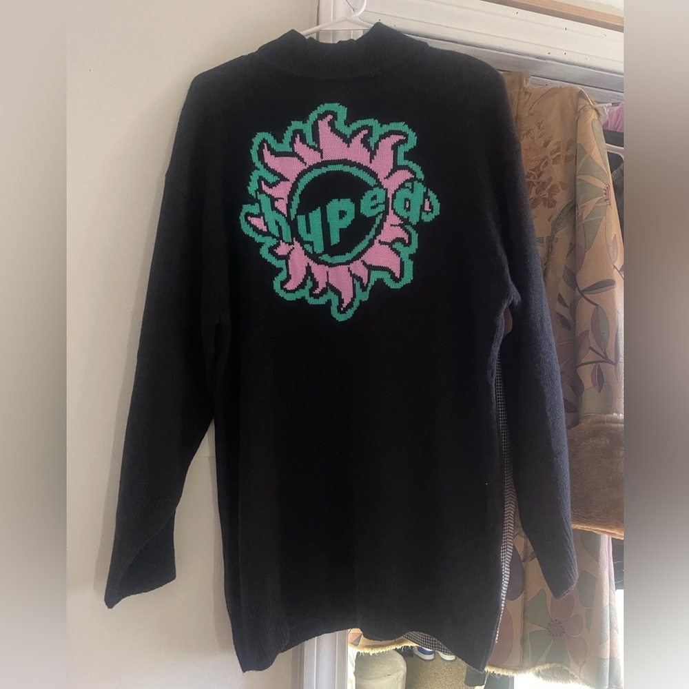 Hyped mockneck dress/top knit